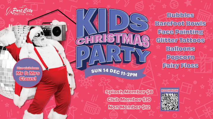KIDS CHRISTMAS PARTY<div>SUNDAY 14 DECEMBER</div>