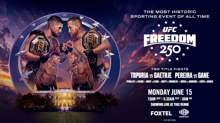 UFC FREEDOM FIGHT<div>MONDAY JUNE 15</div>