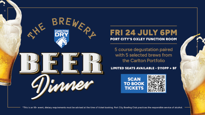 THE BREWERY BEER DINNER<div>FRIDAY 24 JULY</div><div><br></div>